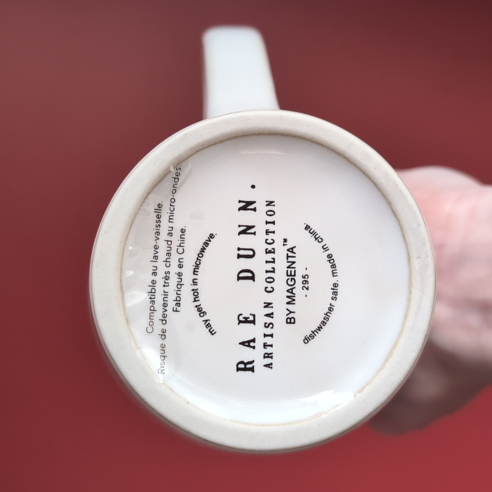 Rae Dunn RELAX Mug, Vintage Style - Picture 4 of 5
